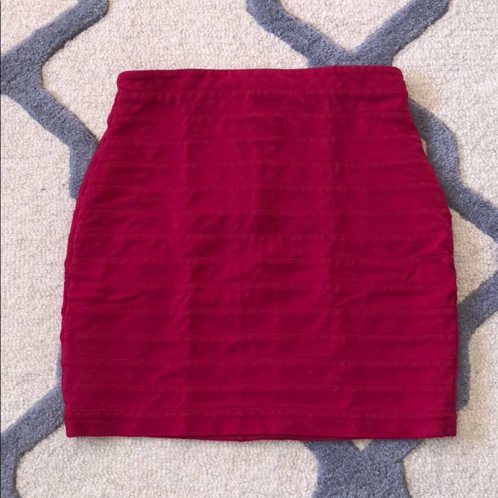 Fuchsia Mini Skirt